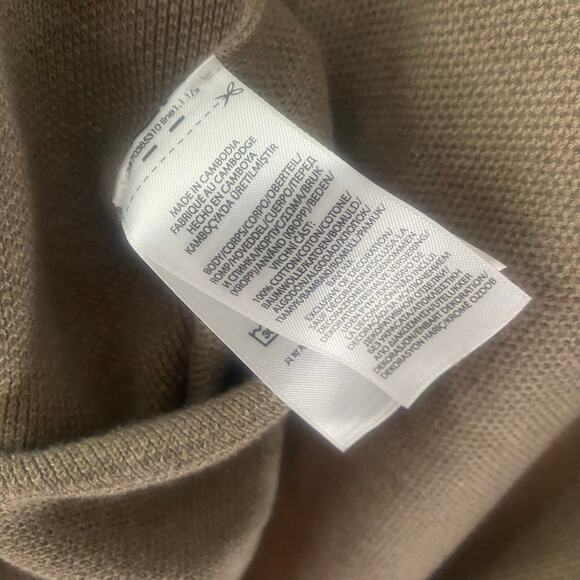 Polo Ralph Lauren 1/4 Zip Light Brown Pullover Sweater Cotton Lightweight 3XB - Picture 6 of 6